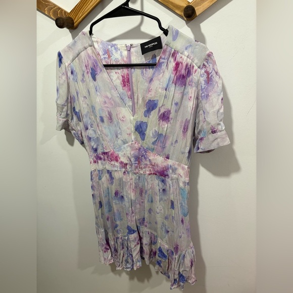 The Kooples Women's Printed Short Dress with Frills - Picture 2 of 13